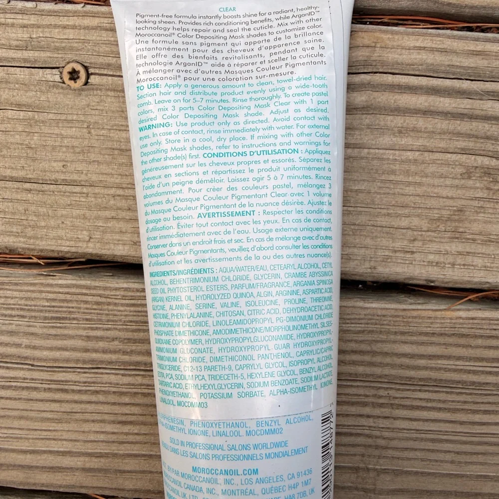 NEW Moroccanoil Hair Mask Bundle | High Shine + Clear Color Depositing Mask